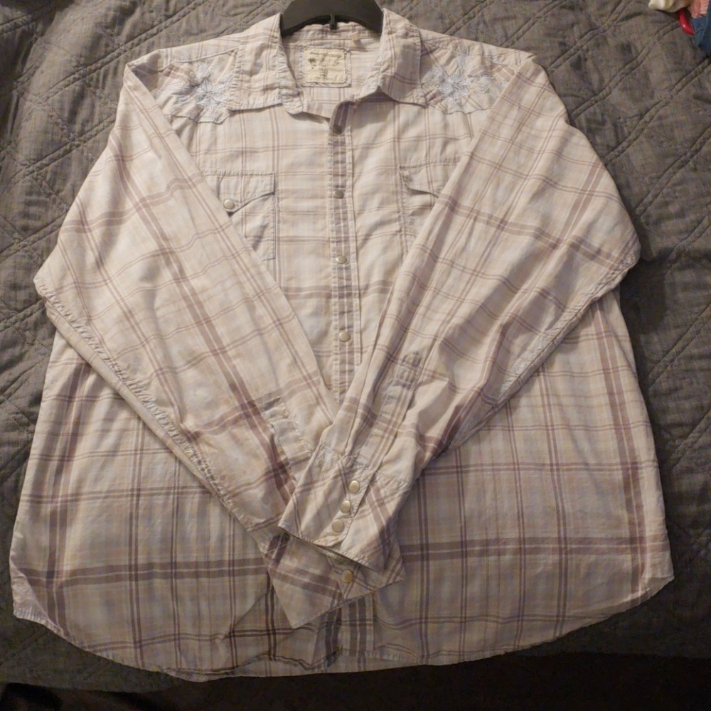 Guess Jeans Vintage Button Down Shirt Cowboy